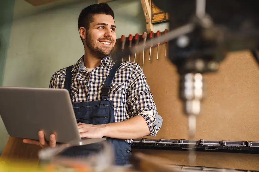 Leistung Professionelle Website für Handwerksbetriebe